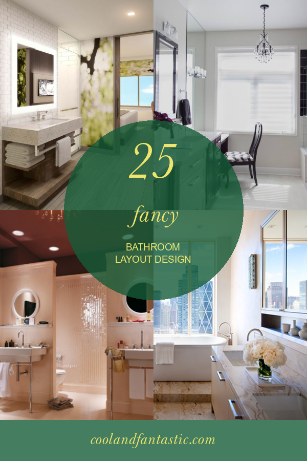 25 Fancy Bathroom Layout Design Home, Family, Style and Art Ideas